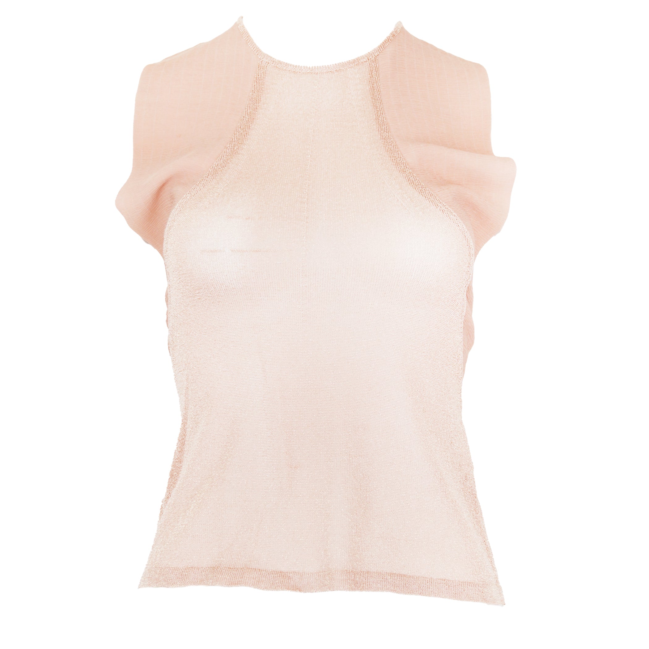 Alessandro Dell Acqua Shimmery Sheer Top
