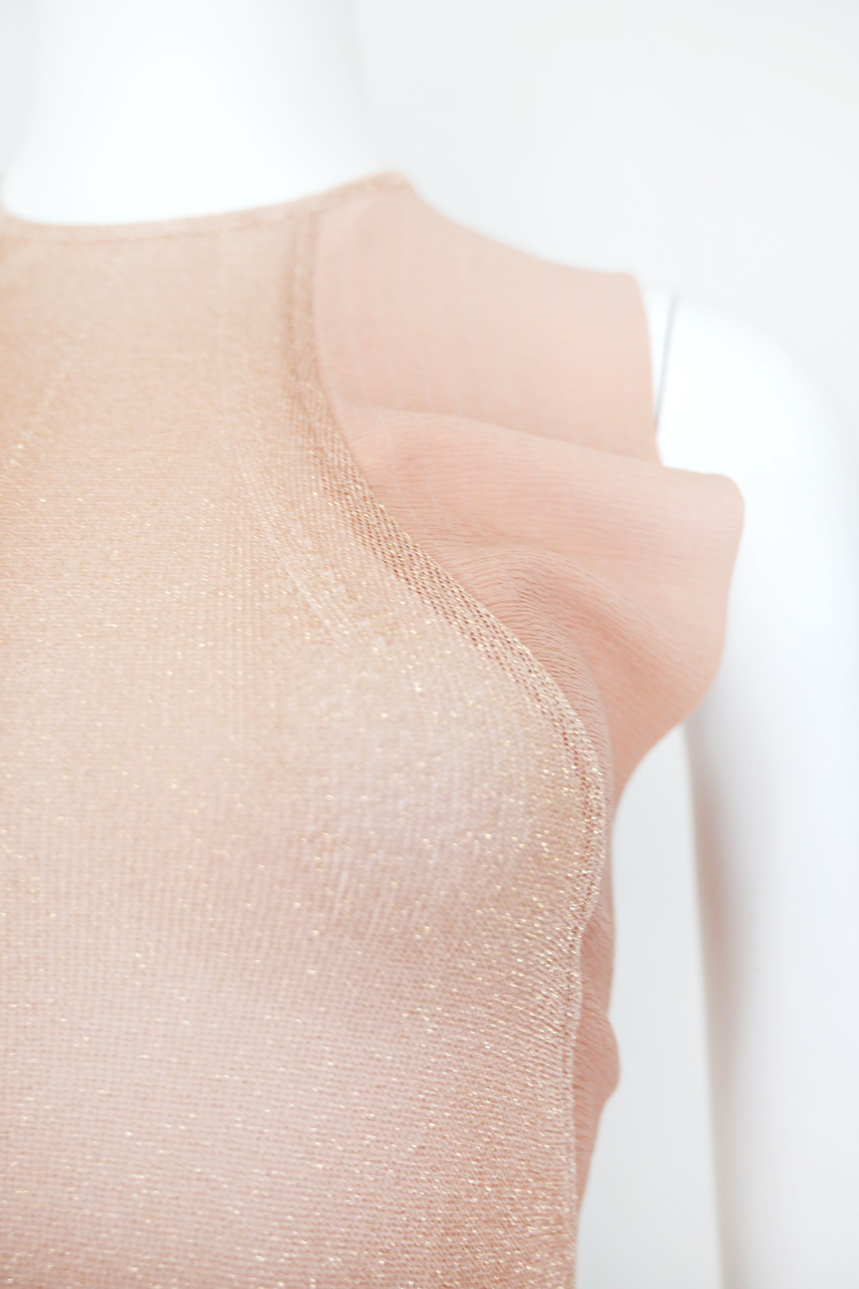 Alessandro Dell Acqua Shimmery Sheer Top