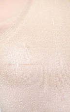 Alessandro Dell Acqua Shimmery Sheer Top