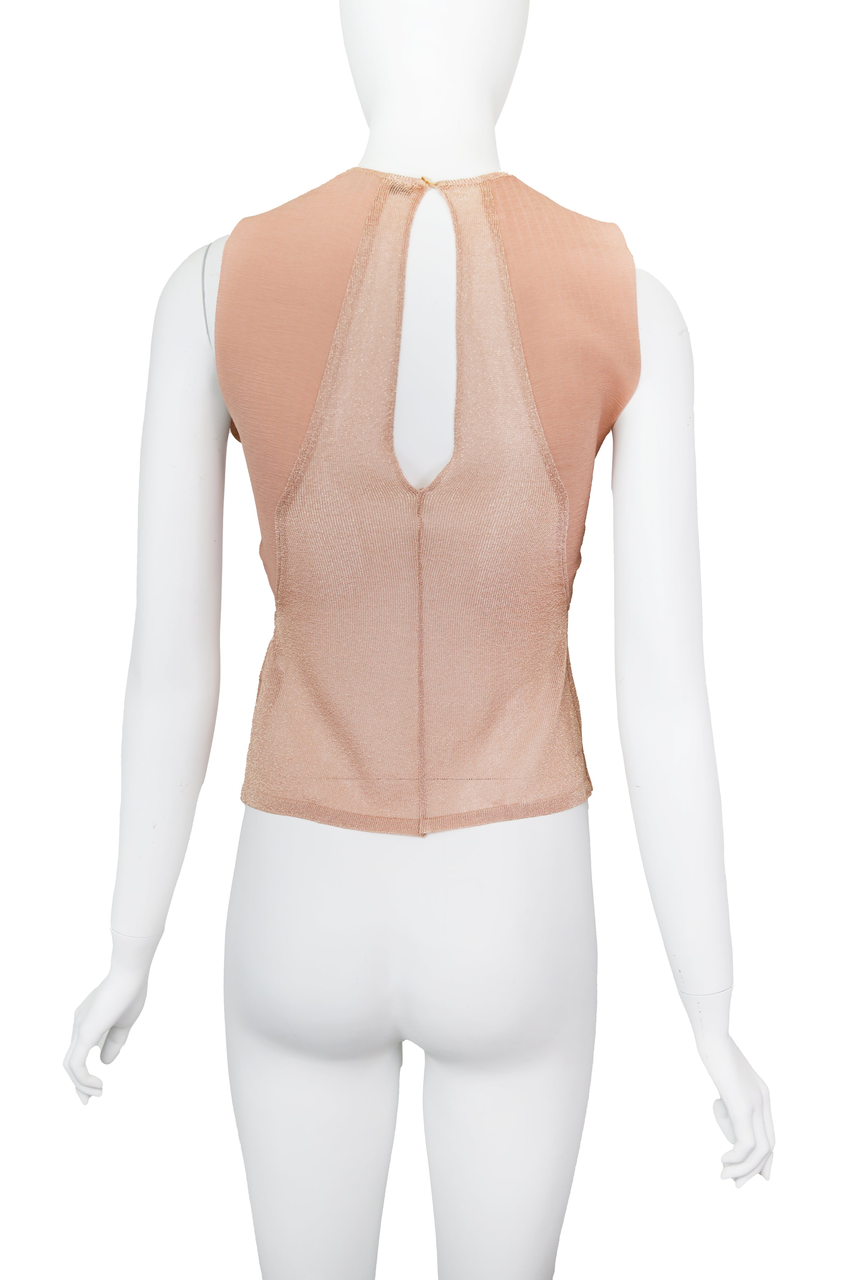 Alessandro Dell Acqua Shimmery Sheer Top