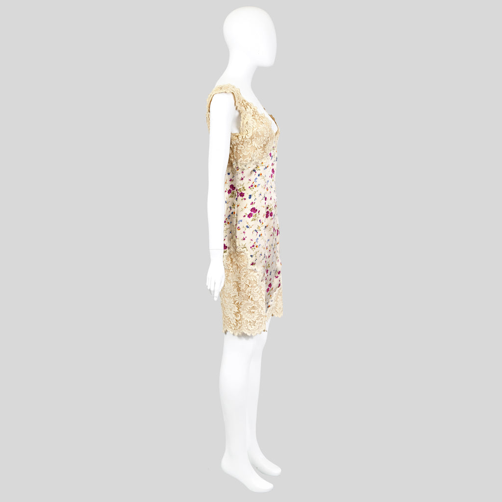 Valentino SS 1992 Floral Dress