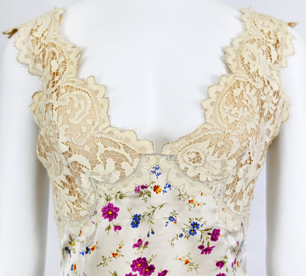 Valentino SS 1992 Floral Dress