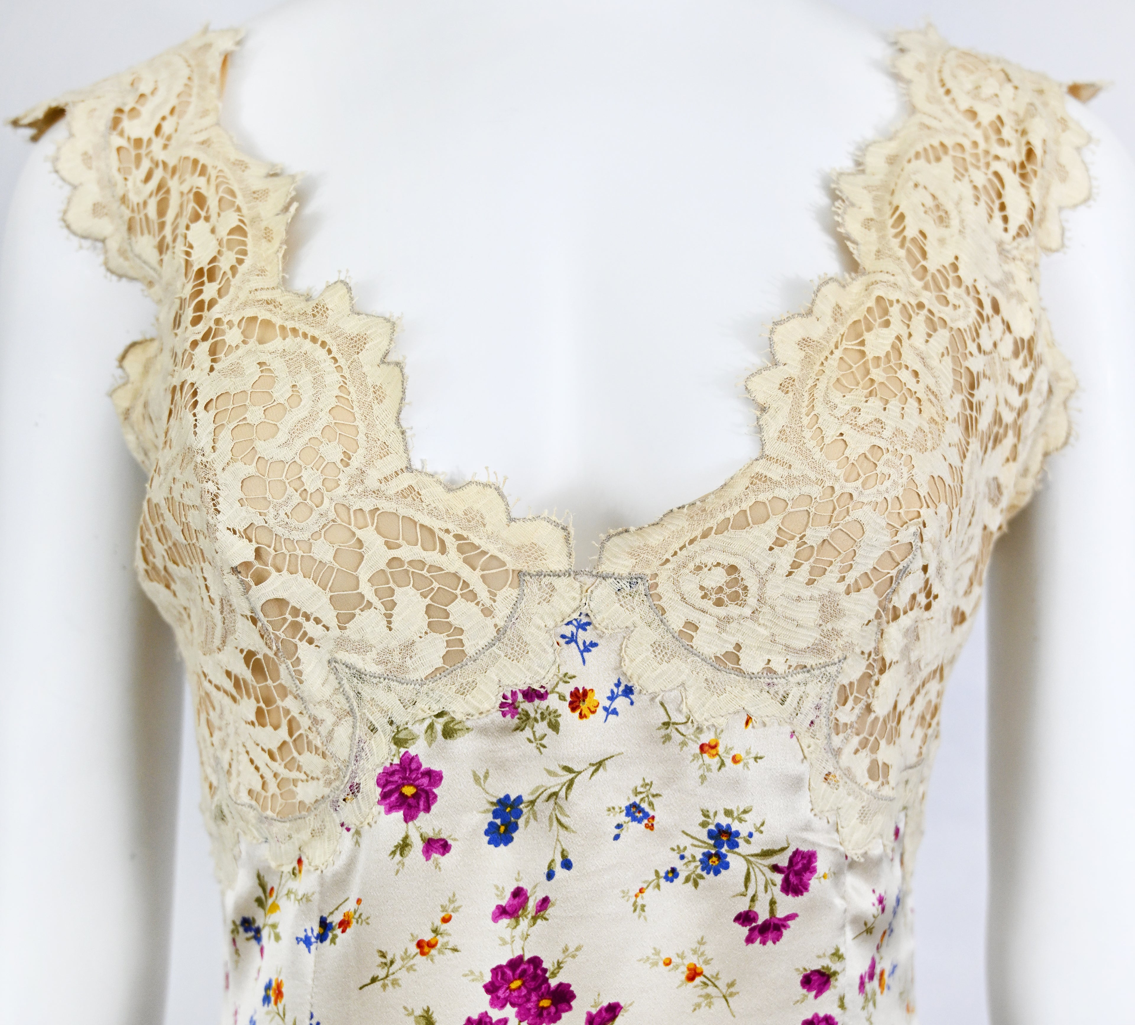Valentino SS 1992 Floral Dress