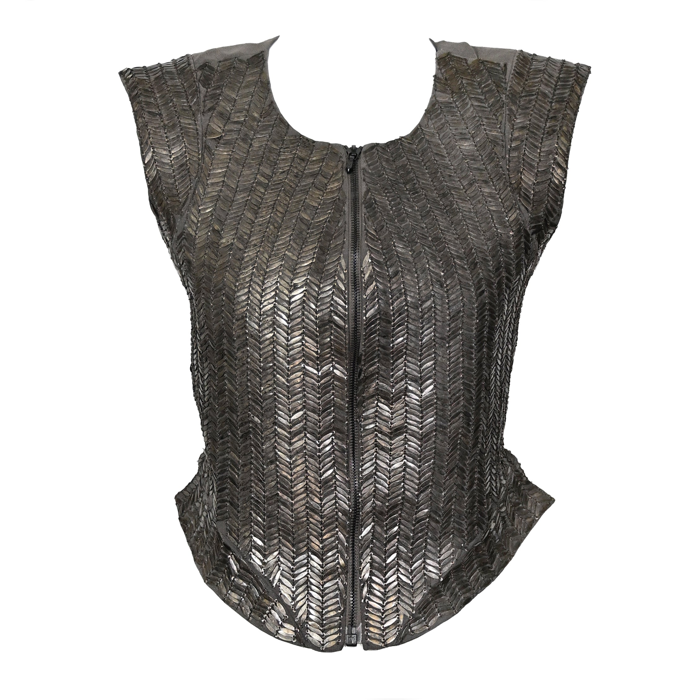 A.F. Vandevorst SS 2011 Metal Breastplate
