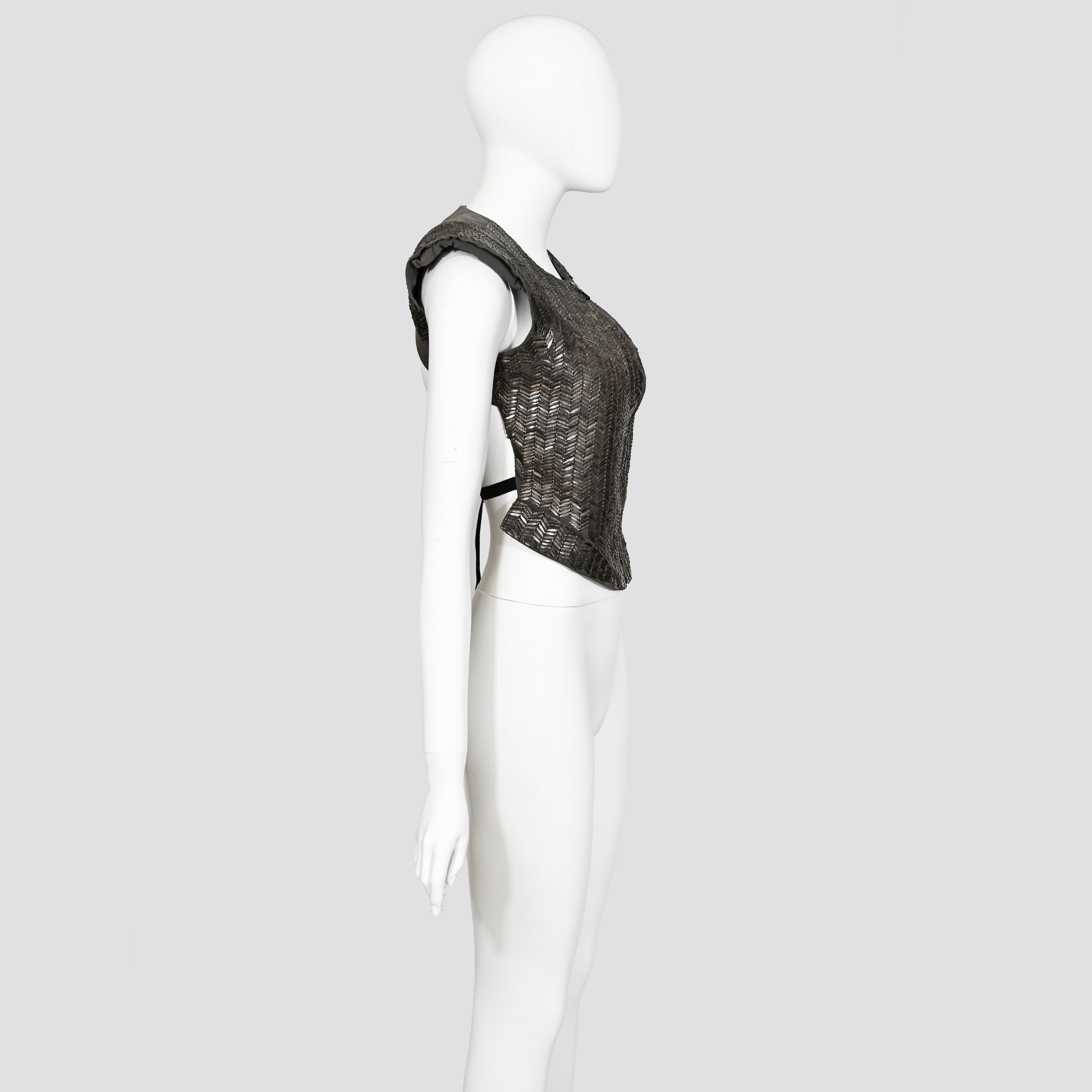 A.F. Vandevorst SS 2011 Metal Breastplate