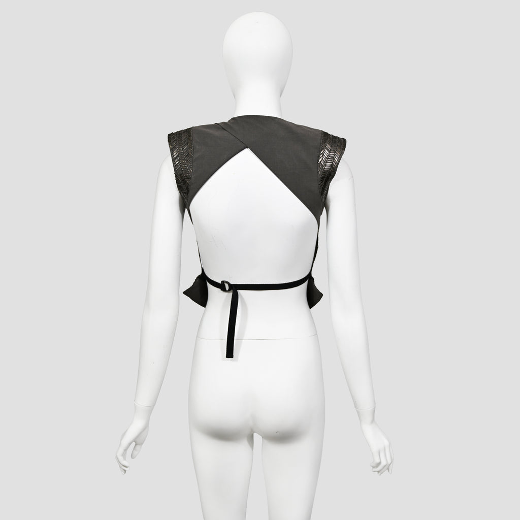 A.F. Vandevorst SS 2011 Metal Breastplate