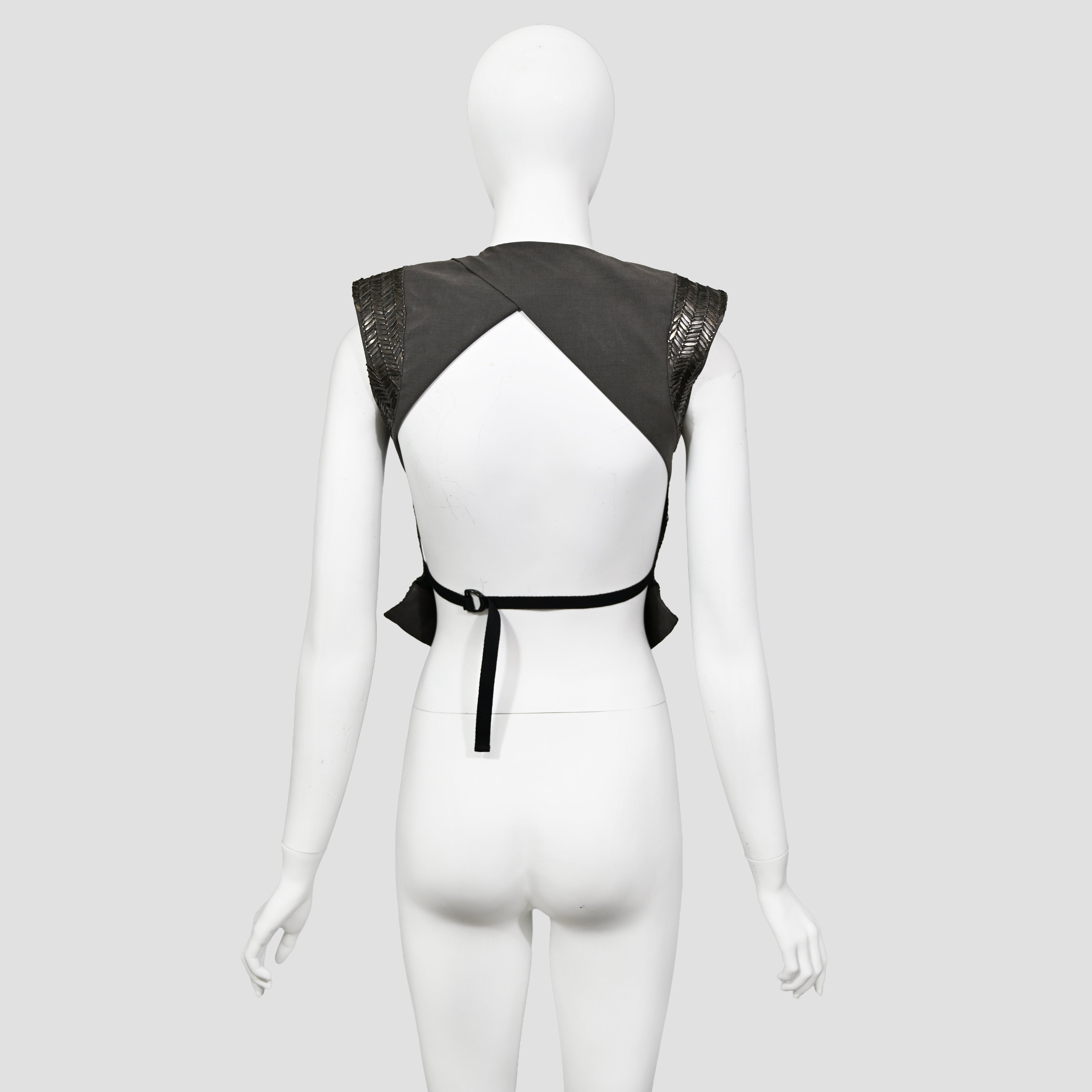 A.F. Vandevorst SS 2011 Metal Breastplate