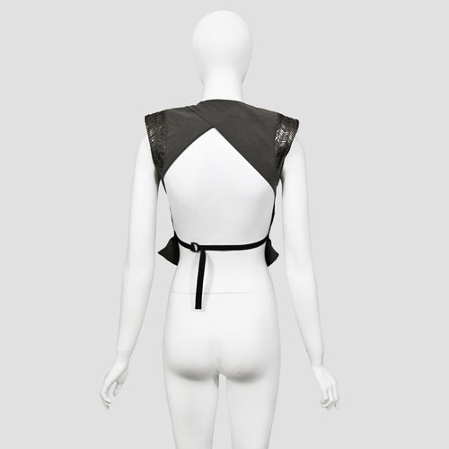 A.F. Vandevorst SS 2011 Metal Breastplate