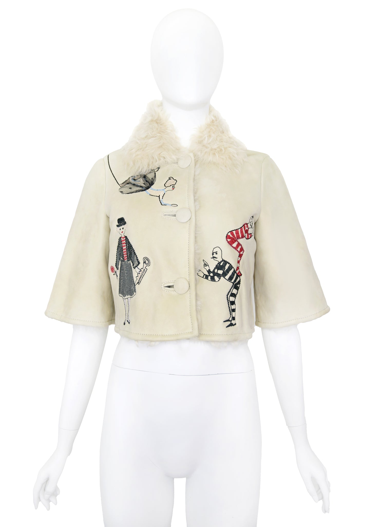 Valentino 2015 Pre-Fall Circus Fur Jacket