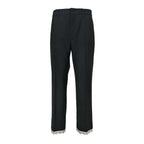 Prada Chainmail Hem Trim Trousers