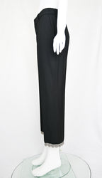 Prada Chainmail Hem Trim Trousers