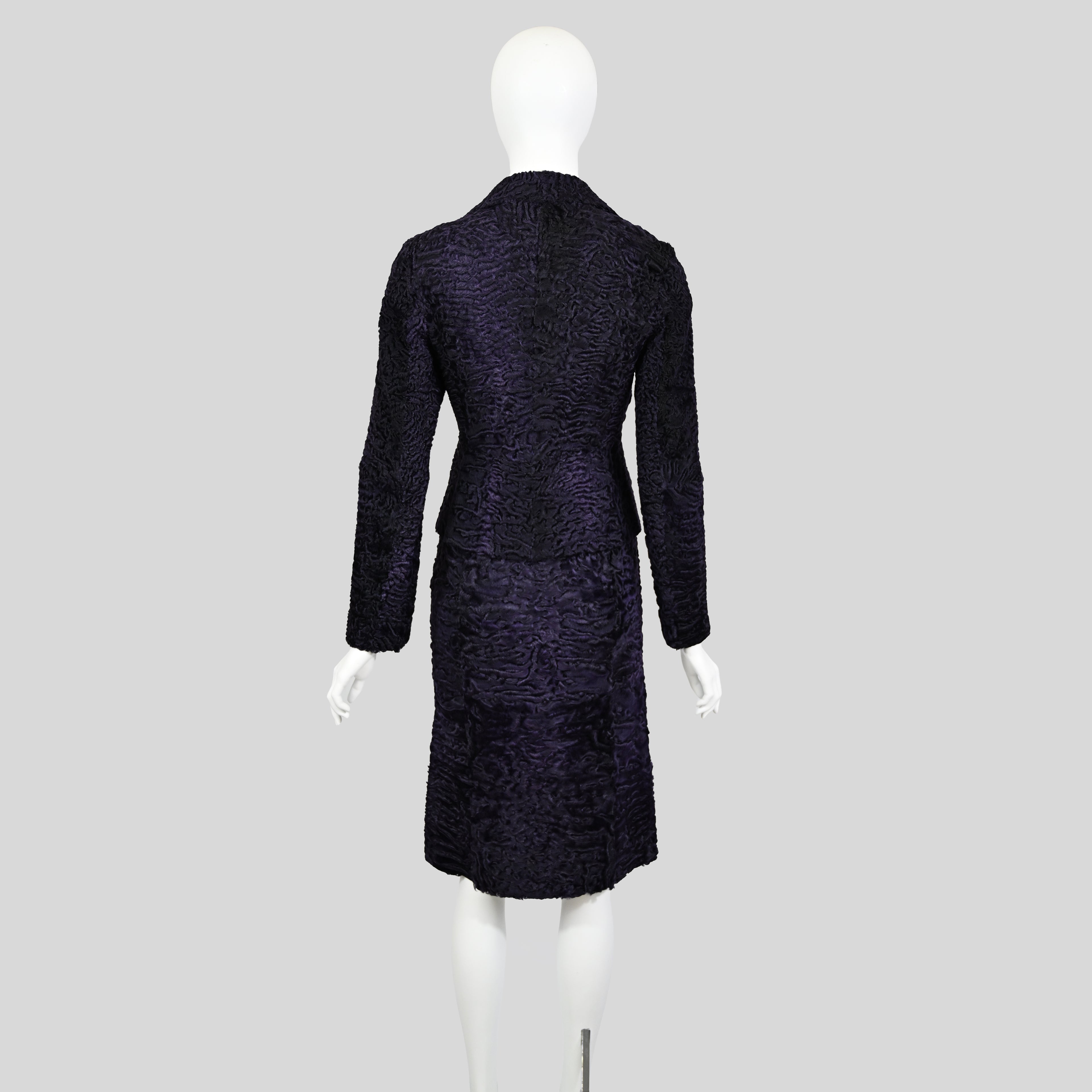 Prada FW 2000 Karakul Lamb Fur Ensemble