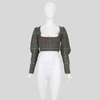 Vivienne Westwood FW 2016 Tartan Bustier Jacket