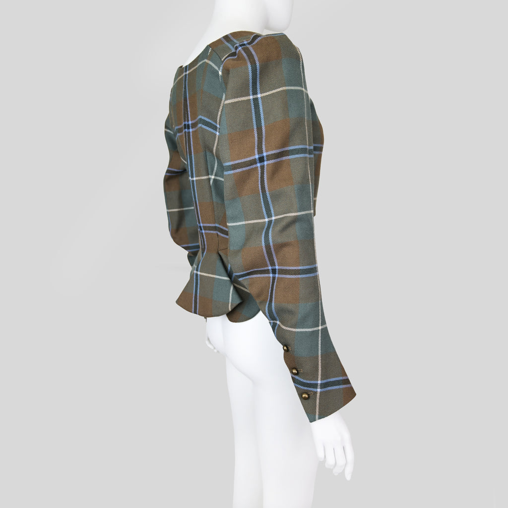 Vivienne Westwood FW 2016 Tartan Bustier Jacket
