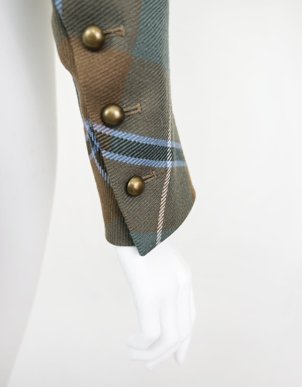 Vivienne Westwood FW 2016 Tartan Bustier Jacket