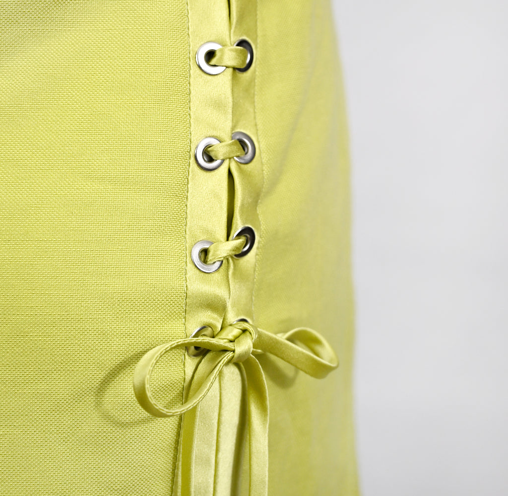 Valentino SS 2004 Skirt w Corset Detail