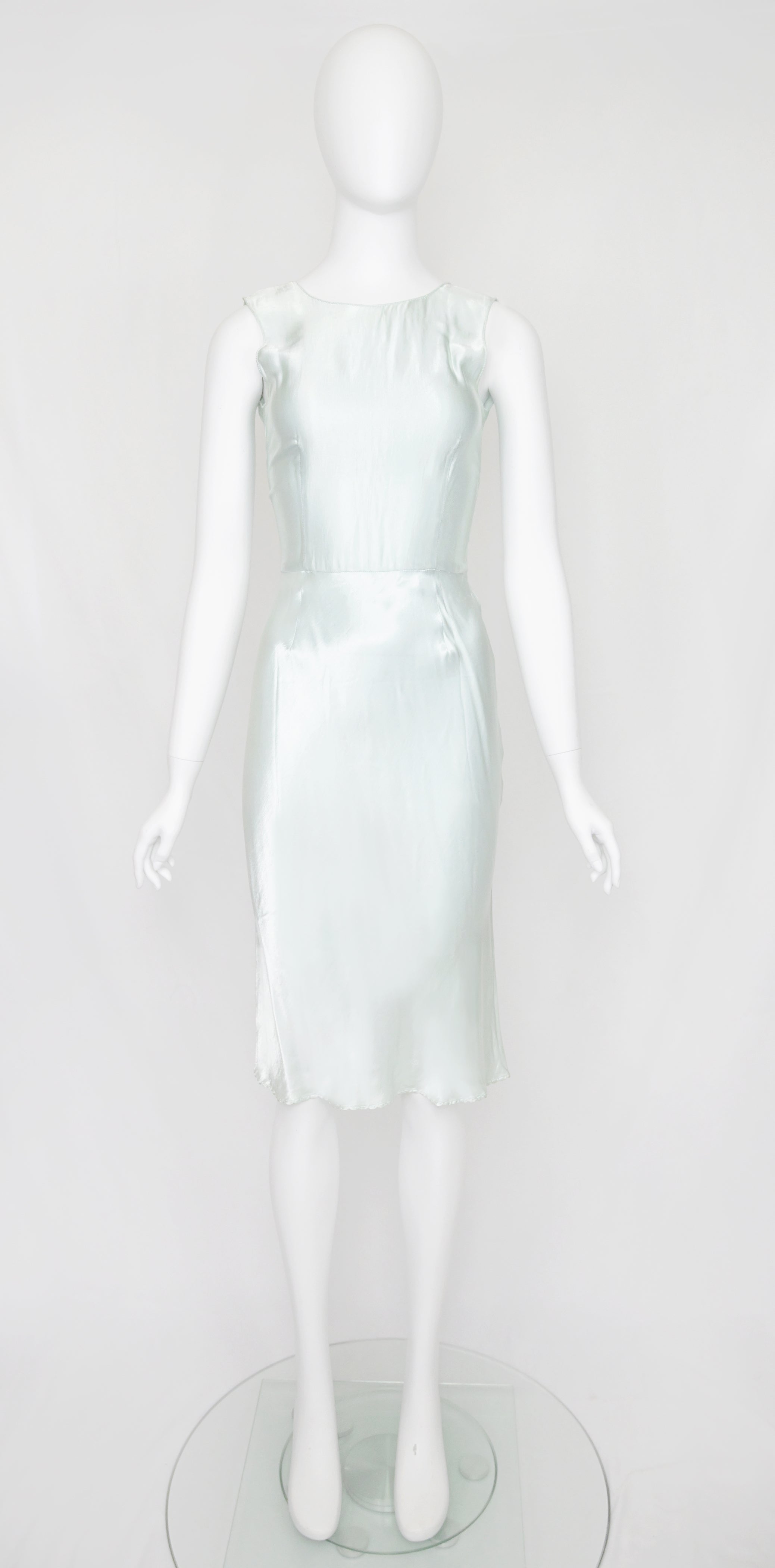 MIU MIU FW 1995 Shimmering Satin Dress