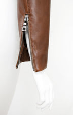 Prada FW 2009 Crop Leather Jacket with Embellishments