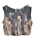 Dolce & Gabbana 1993 Botticelli Primavera Silk Top