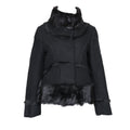 Prada 2010 Wool Coat with Fur Collar