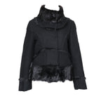 Prada 2010 Wool Coat with Fur Collar