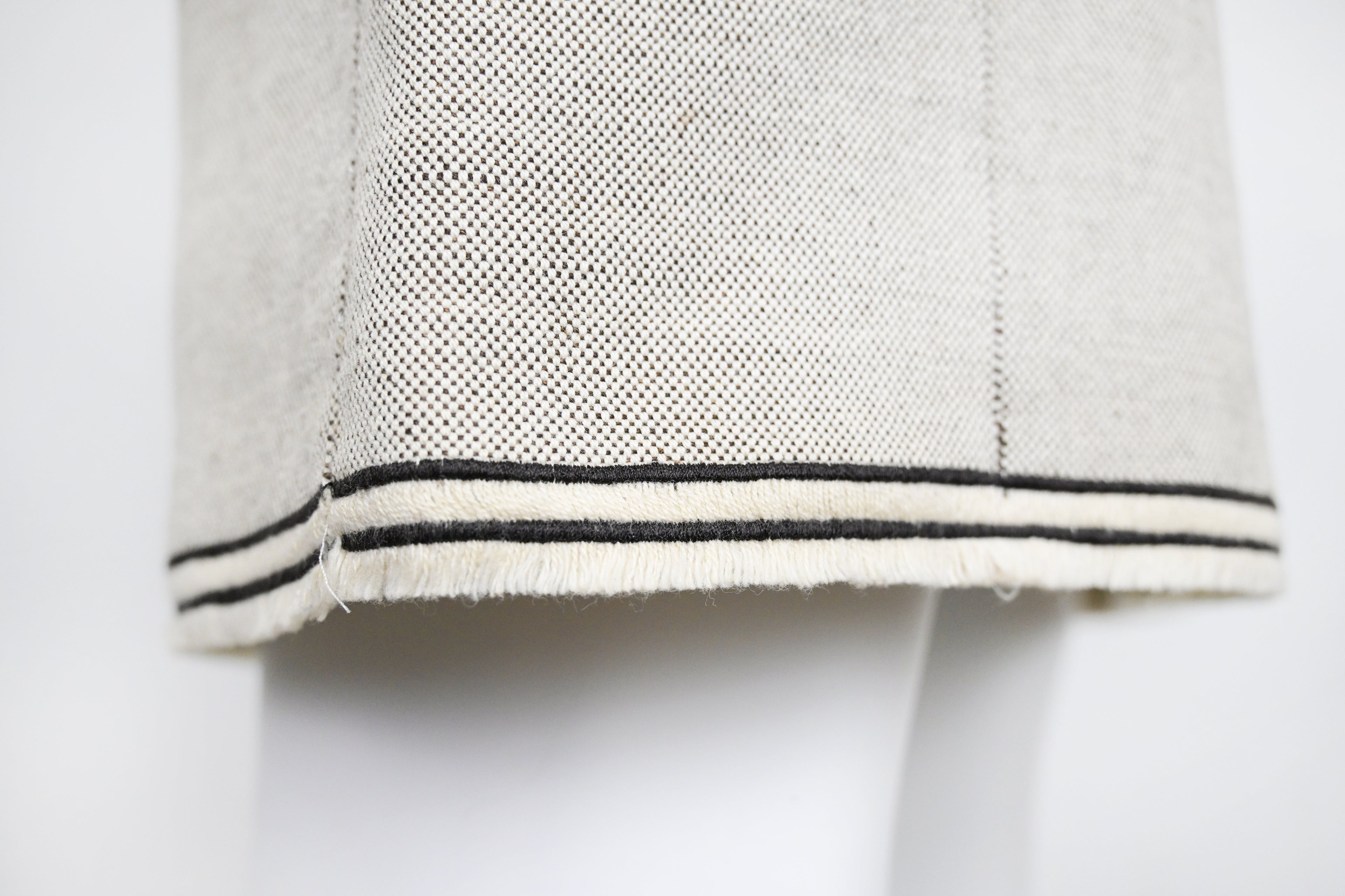 Prada SS 1999 Canvas Dress with Raw Hem