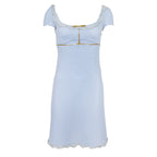 Prada 1999 / 2000 Pre-Collection Dress with Chiffon and Patent Leather Detail