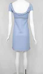 Prada 1999 / 2000 Pre-Collection Dress with Chiffon and Patent Leather Detail