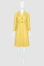 Prada FW 2000 Yellow Wool Coat