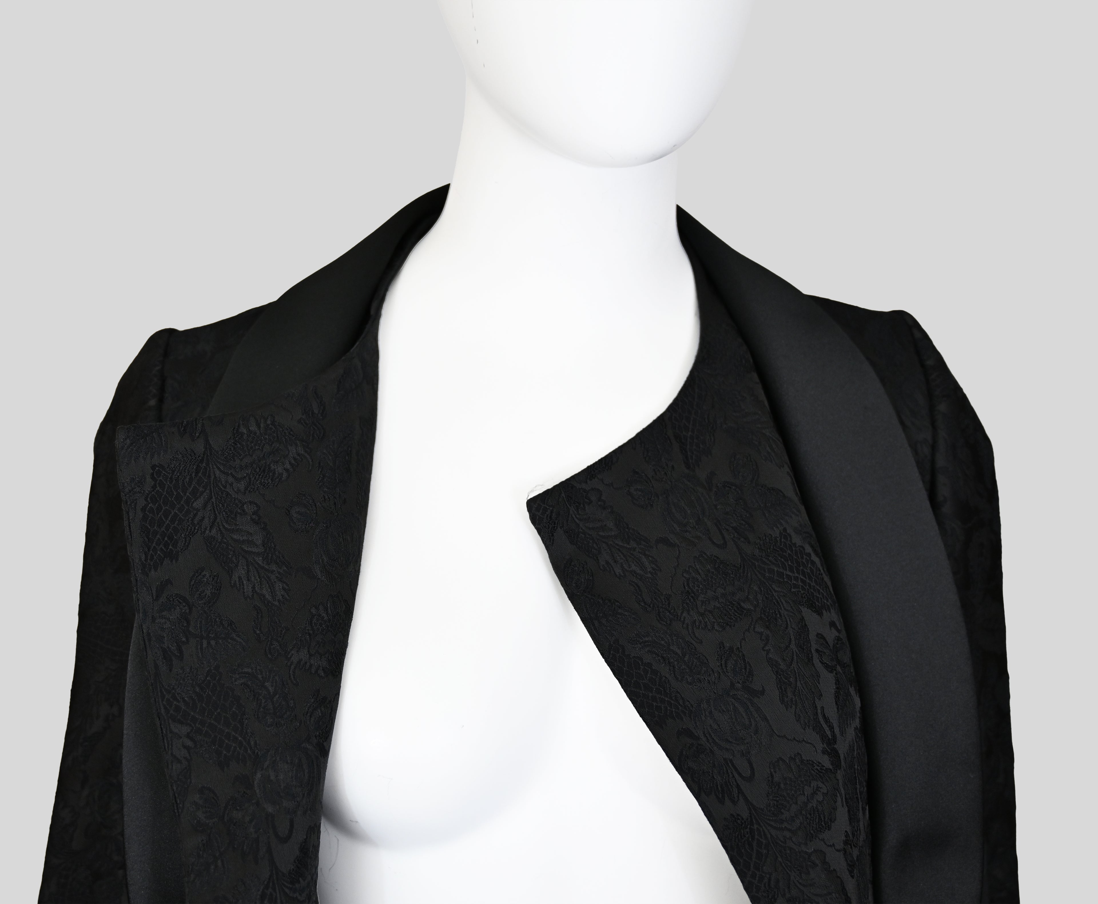 Comme des Garçons FW 2004 Runway Brocade Coat and Skirt Set