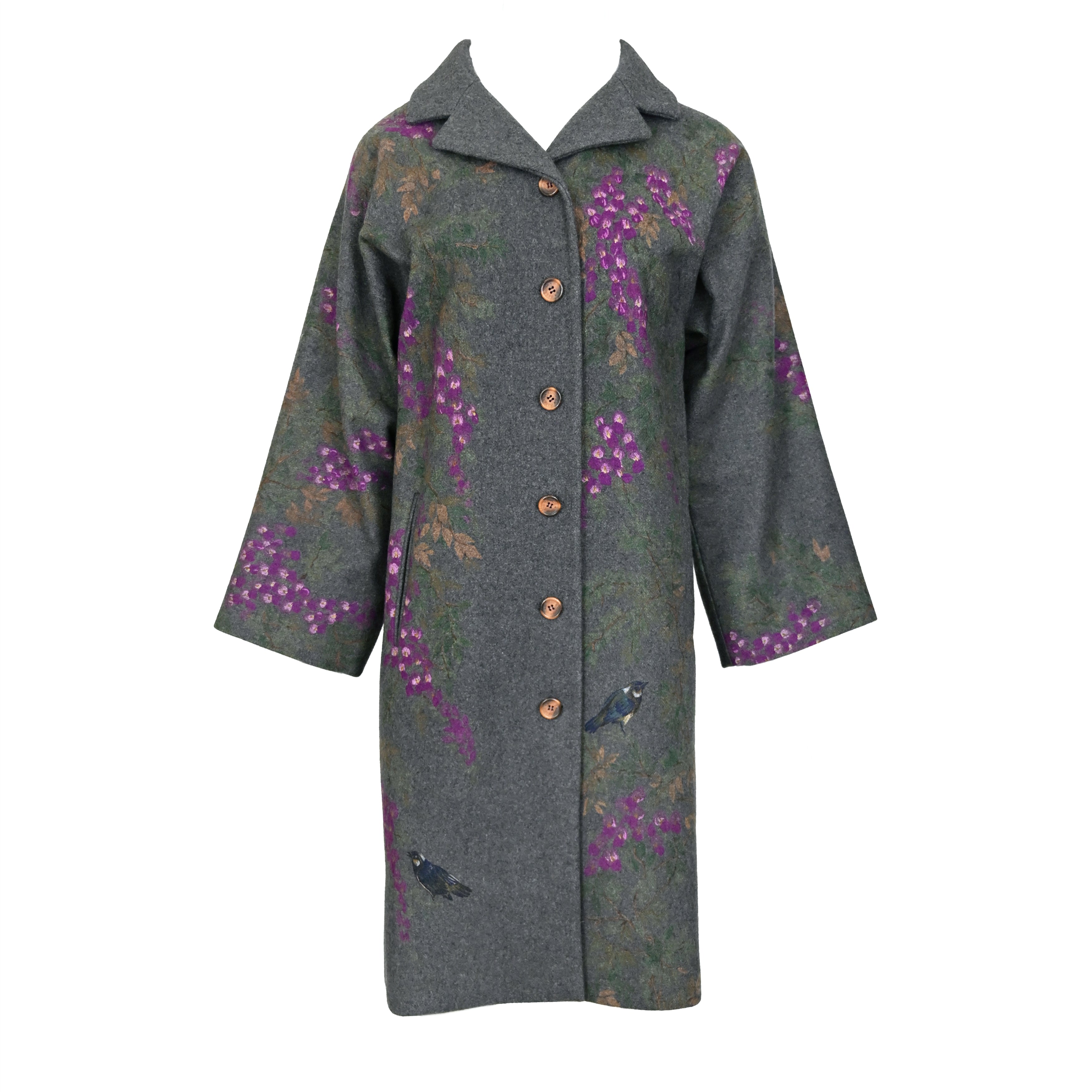 Dolce & Gabbana 1998 Handpainted Wool Coat