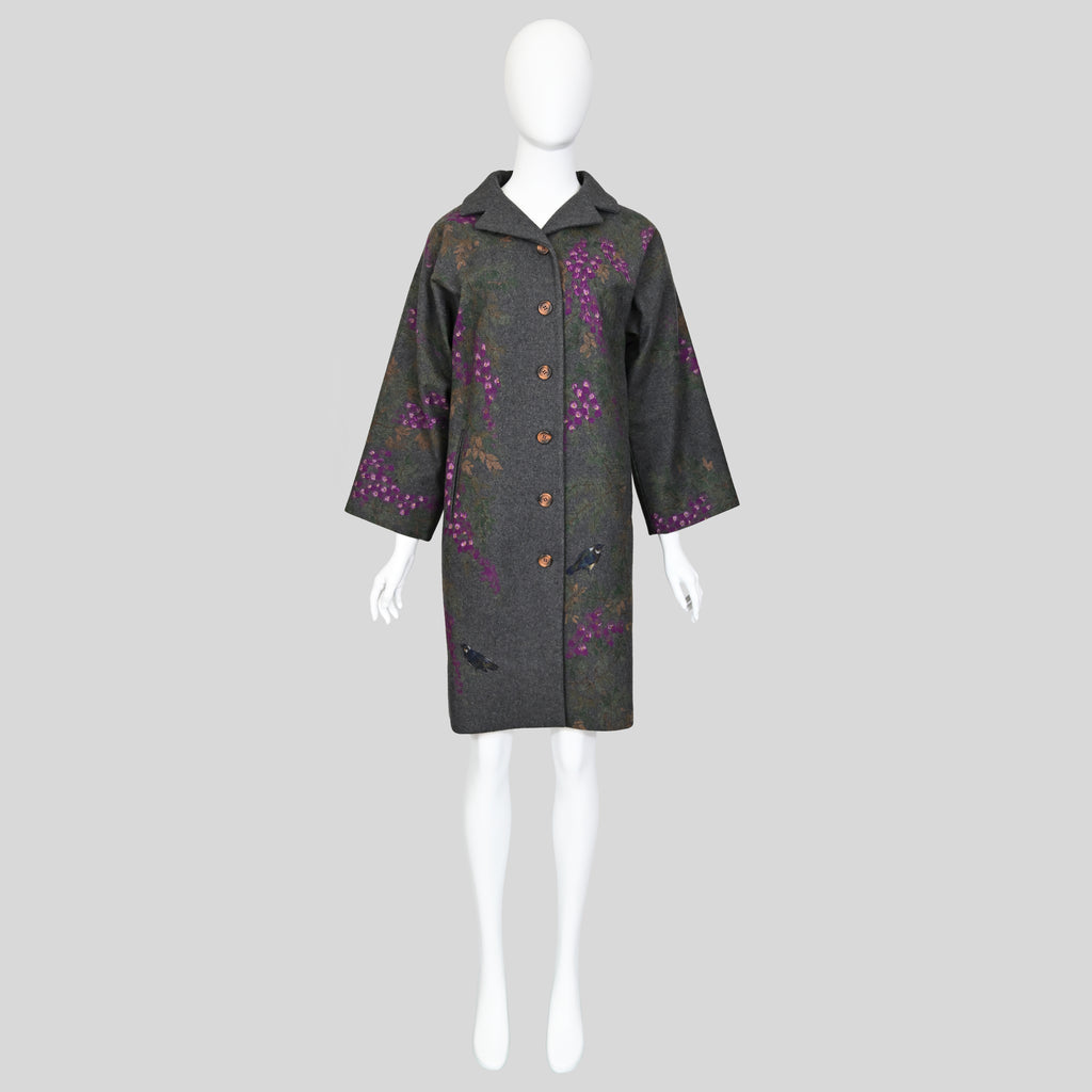 Dolce & Gabbana 1998 Handpainted Wool Coat