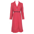 Prada FW 2000 Red Wool Coat