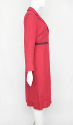 Prada FW 2000 Red Wool Coat