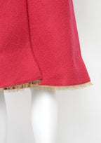 Prada FW 2000 Red Wool Coat