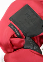 Prada FW 2000 Red Wool Coat