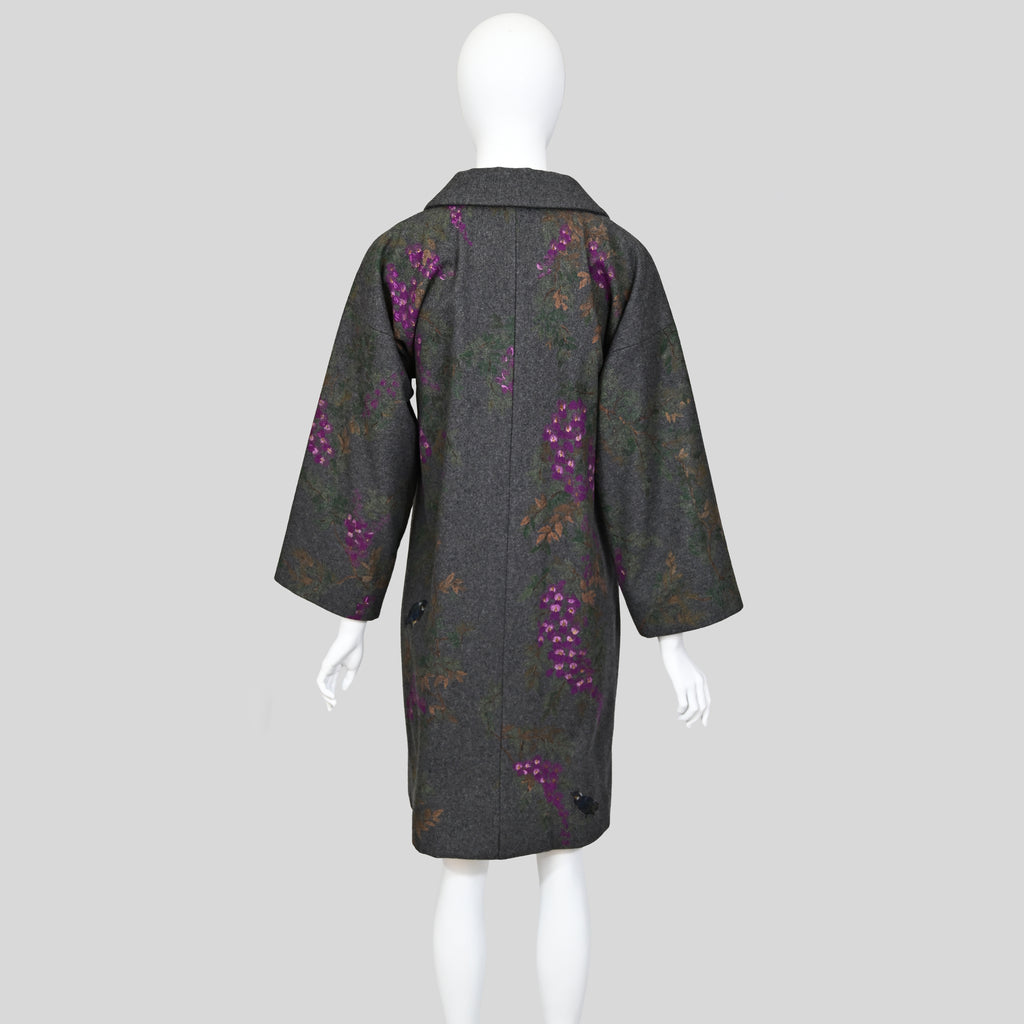 Dolce & Gabbana 1998 Handpainted Wool Coat