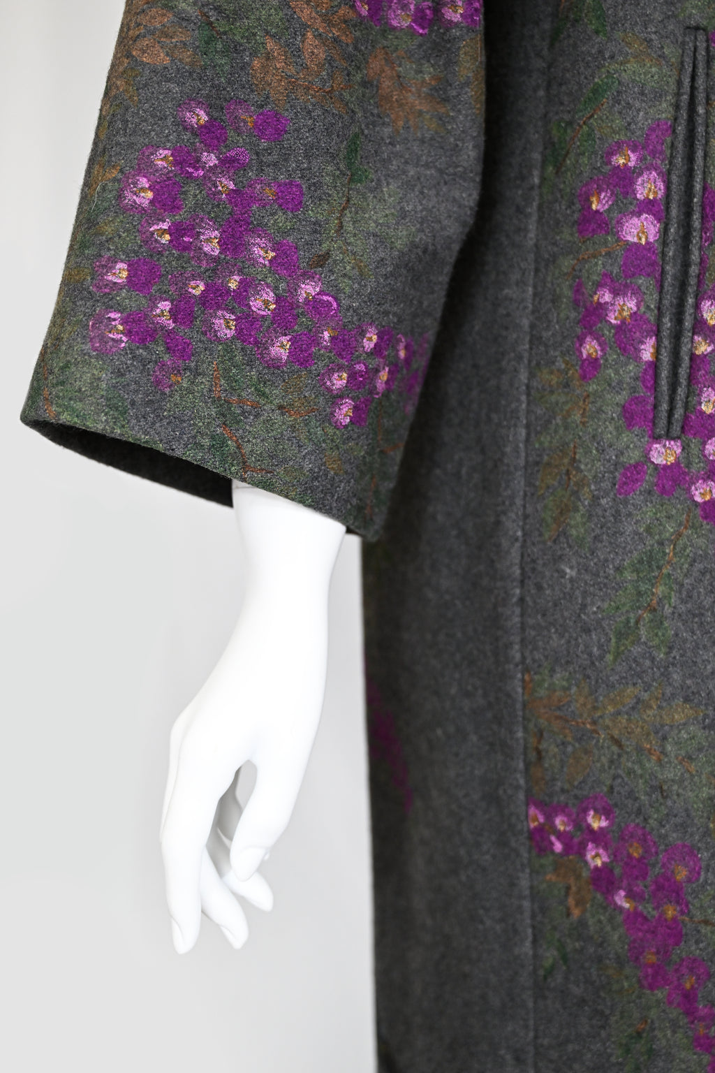 Dolce & Gabbana 1998 Handpainted Wool Coat
