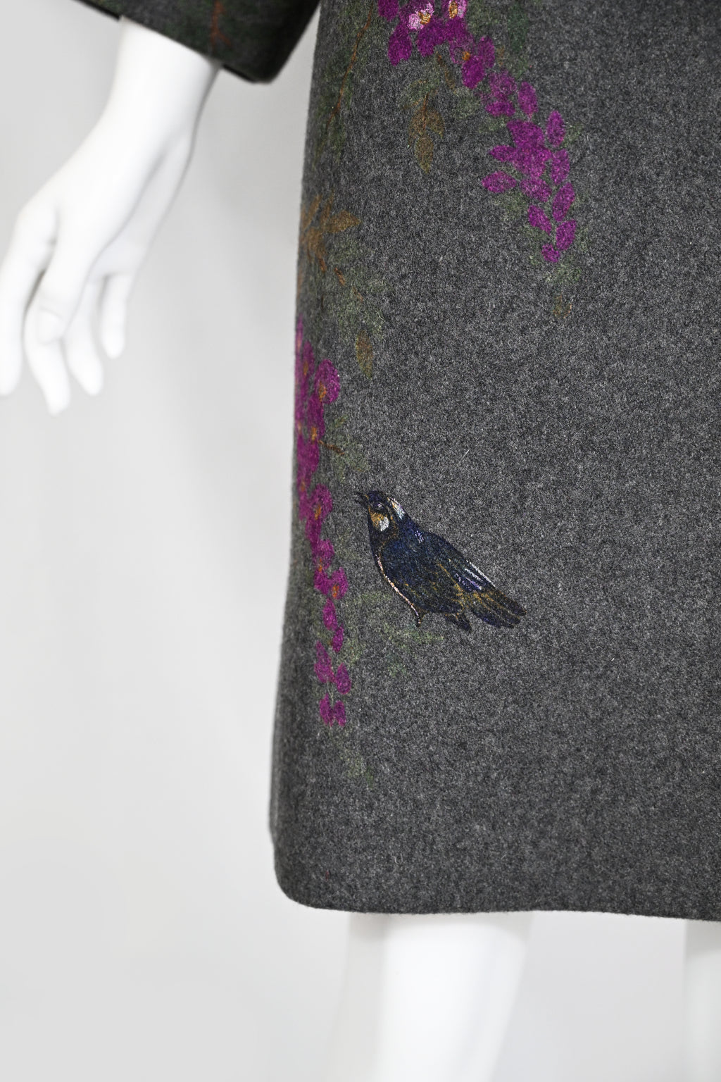 Dolce & Gabbana 1998 Handpainted Wool Coat