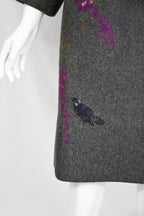 Dolce & Gabbana 1998 Handpainted Wool Coat