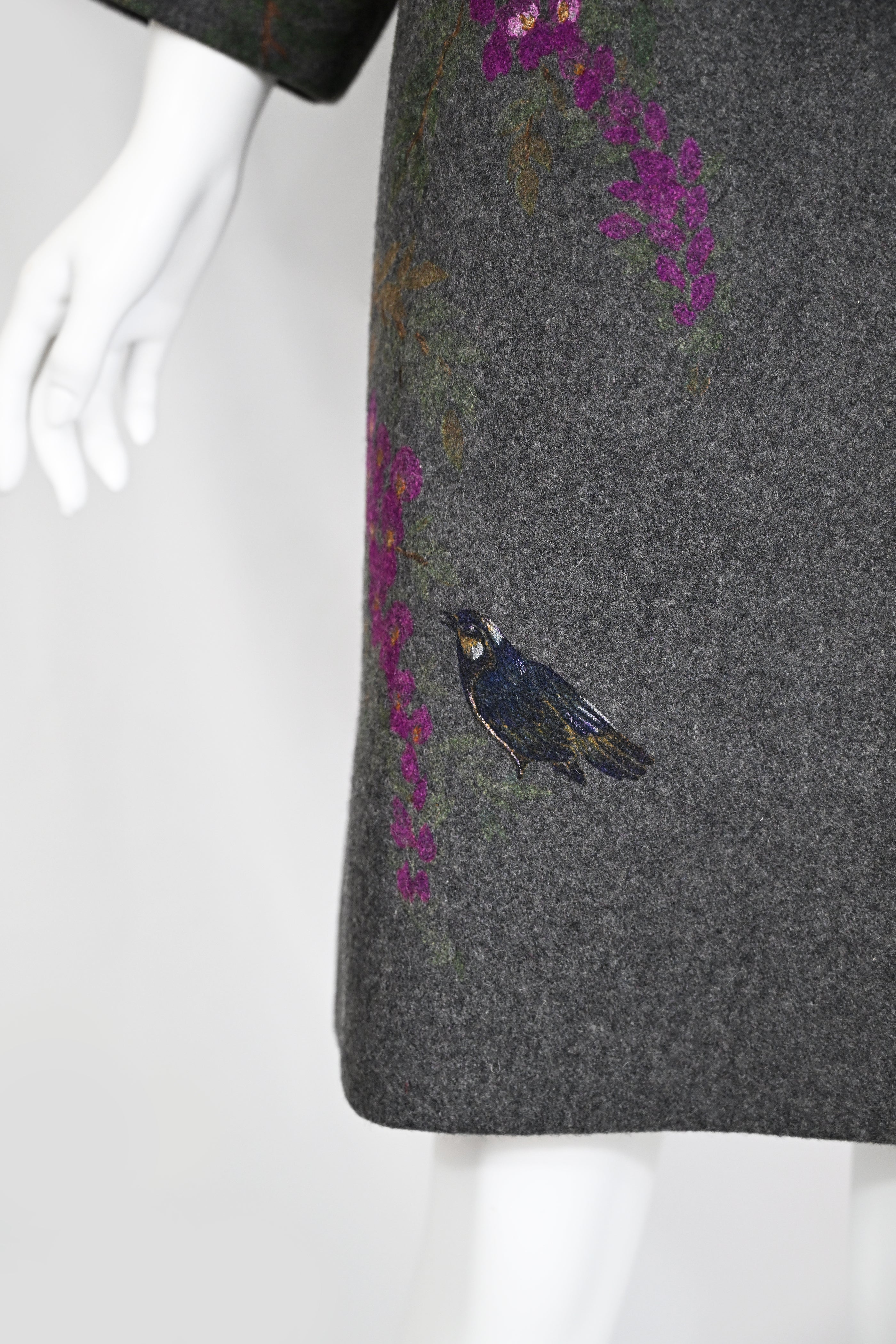 Dolce & Gabbana 1998 Handpainted Wool Coat