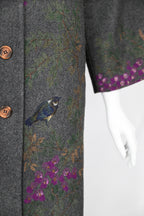 Dolce & Gabbana 1998 Handpainted Wool Coat