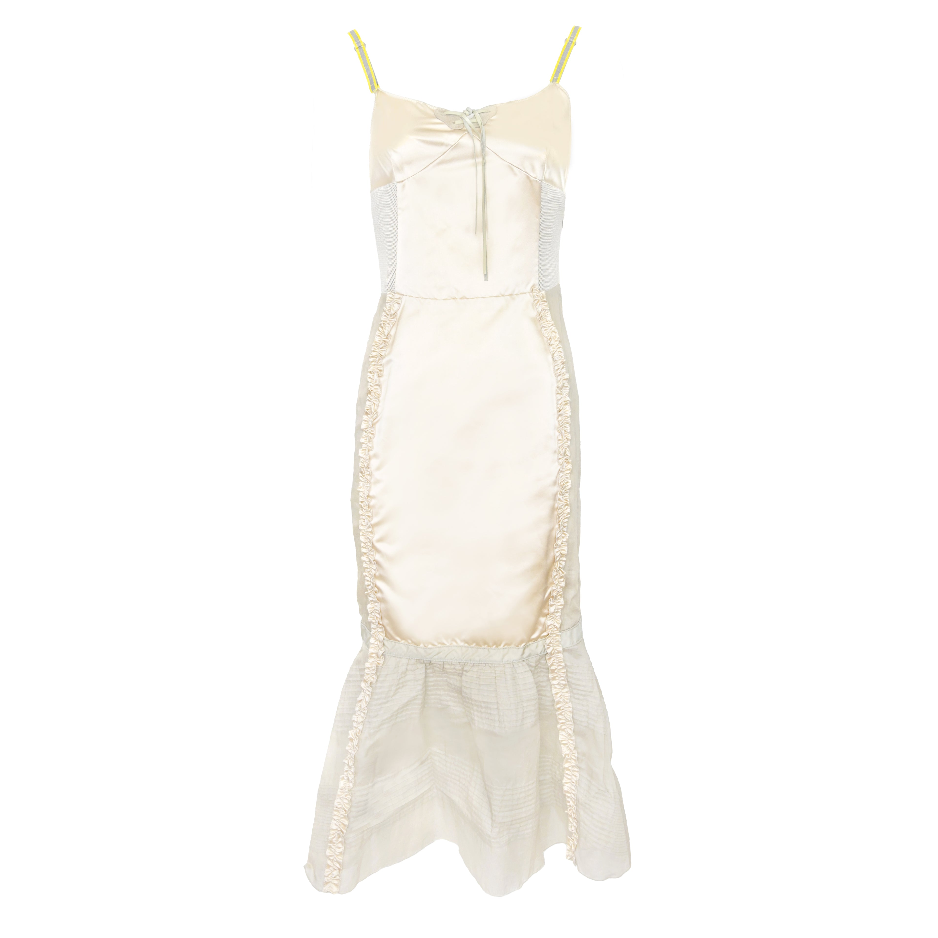 miu miu silk dress Miu Miu chain-straps Silk Dress | Black