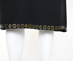 Prada FW 1999 Gem Embellished Silk Skirt Set