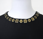 Prada FW 1999 Gem Embellished Silk Skirt Set