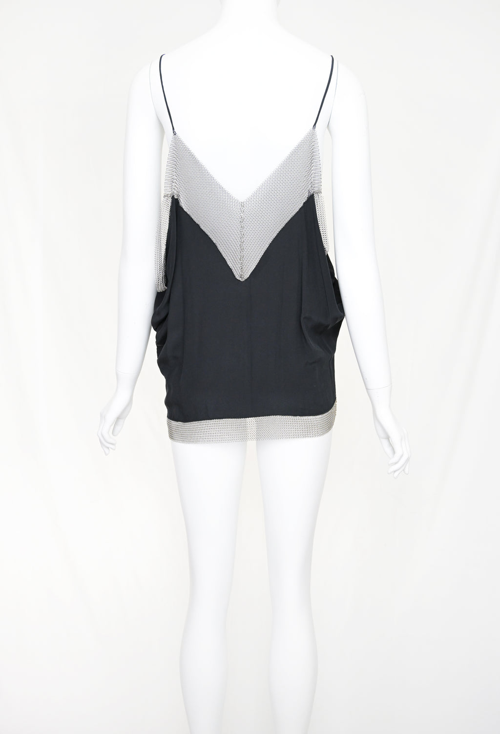 Prada 2002 Silk Blouse with Chainmail