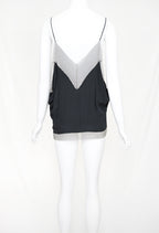 Prada 2002 Silk Blouse with Chainmail