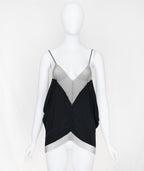 Prada 2002 Silk Blouse with Chainmail