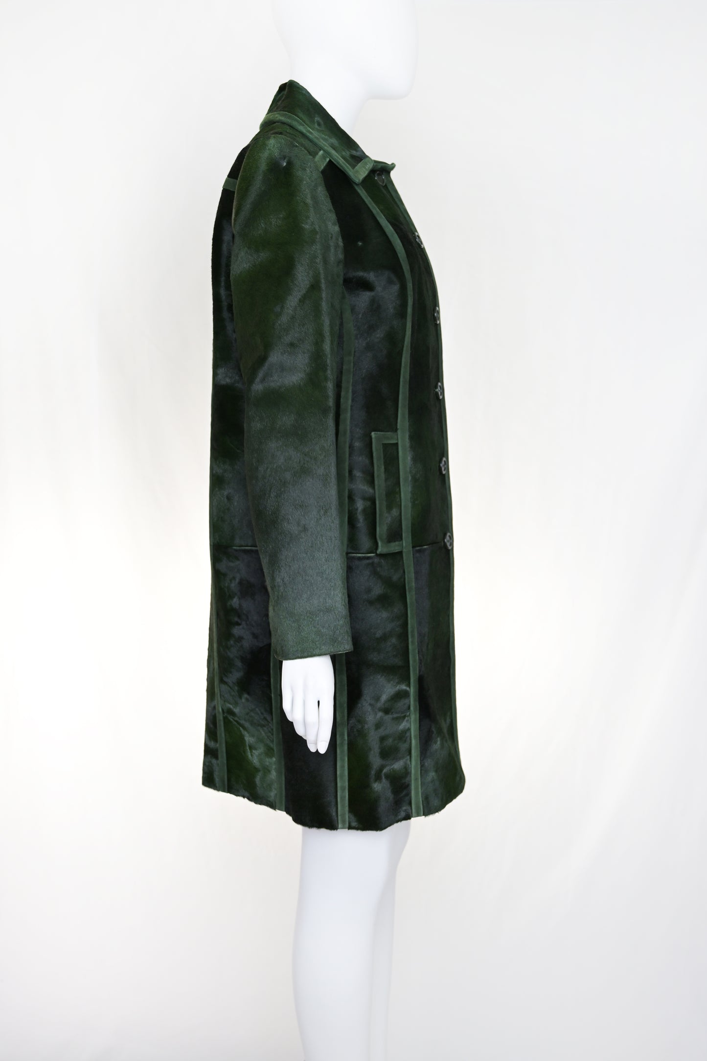 Prada FW 1996 Ponyhair & Suede Coat *