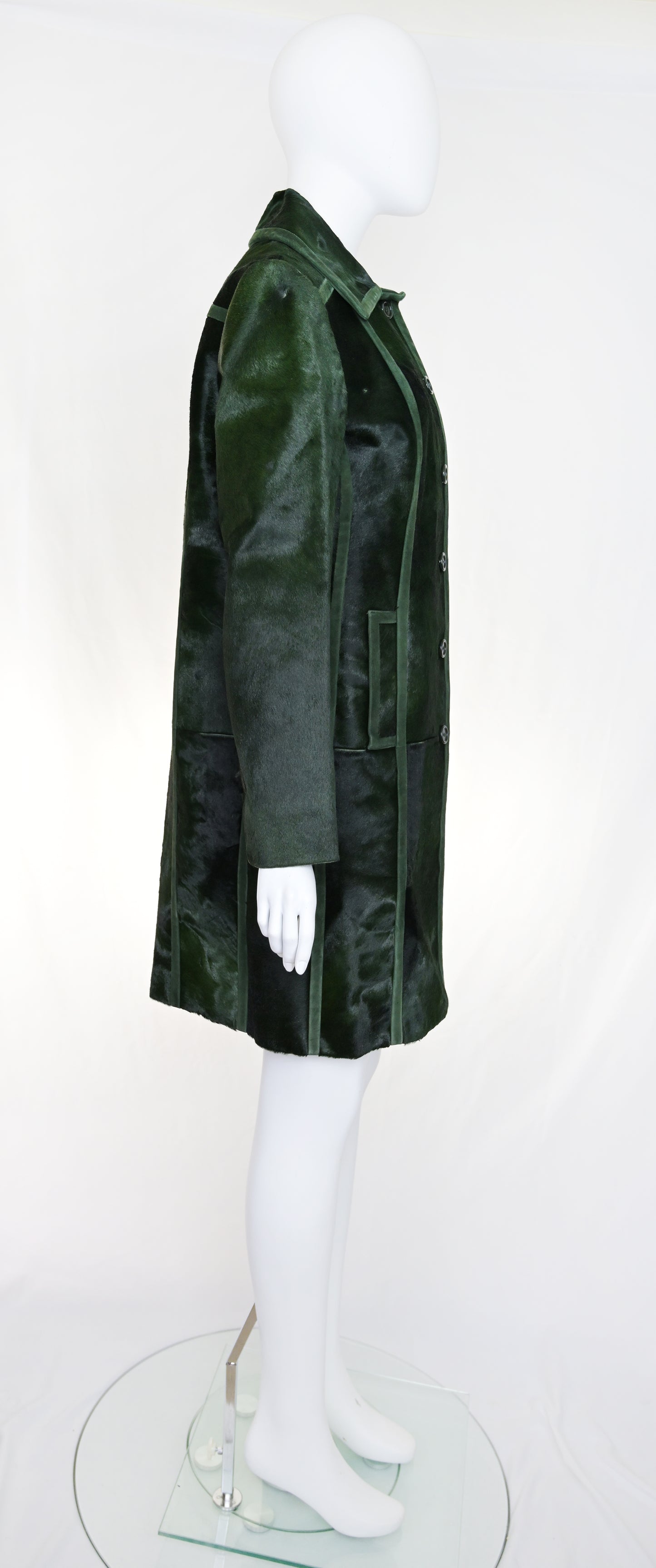 Prada FW 1996 Ponyhair & Suede Coat *